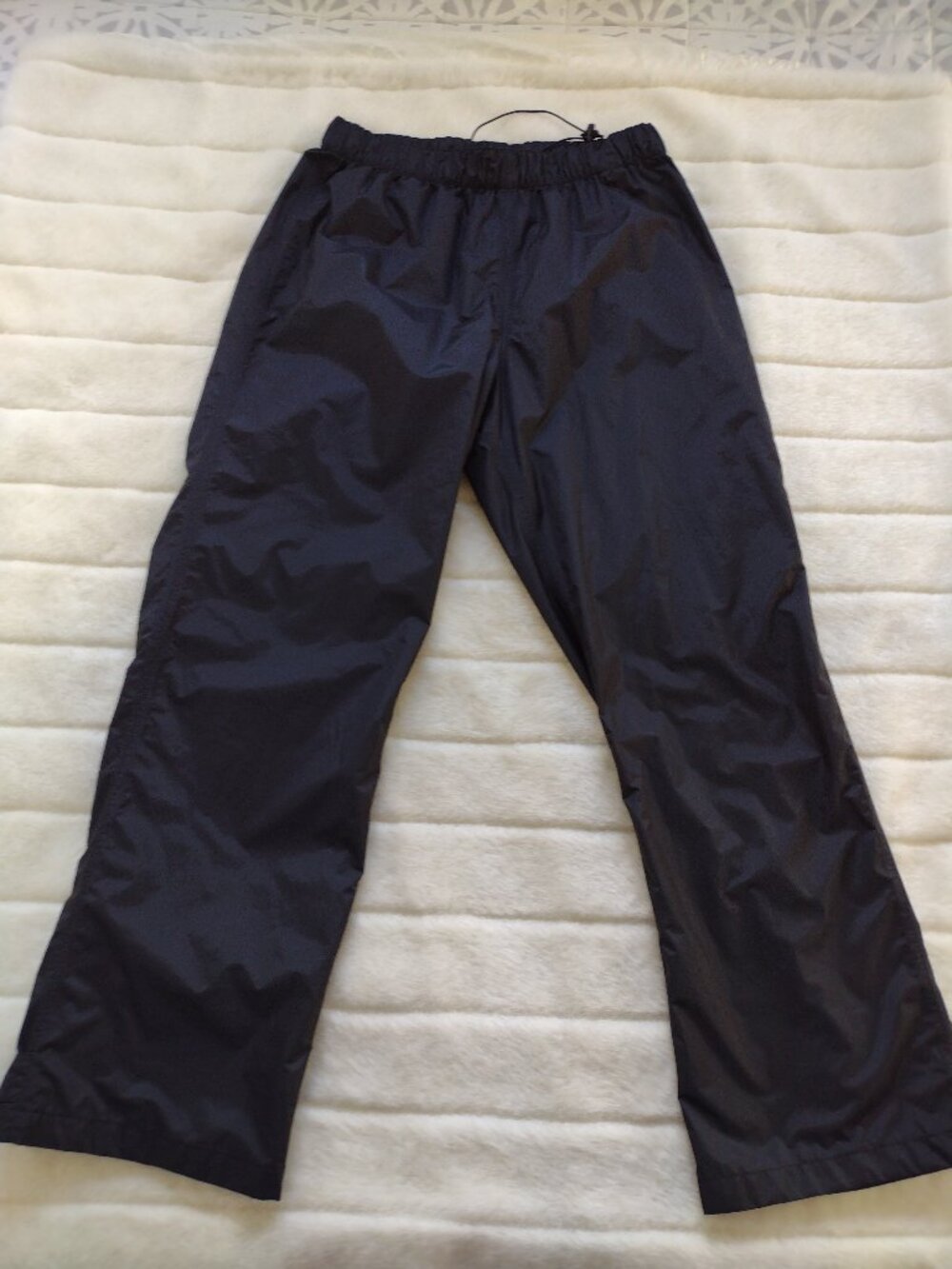 Columbia Men's Windbreaker Nylon Pants Black Large 32" Omni-Tech